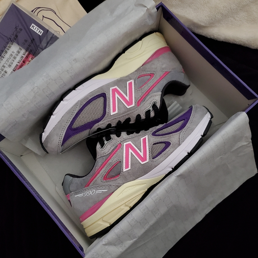 Kith x New Balance 990v4 size 7